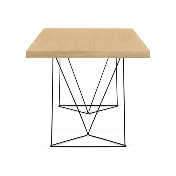 Stôl s čiernymi nohami TemaHome Multi, 160 × 90 cm-image-3