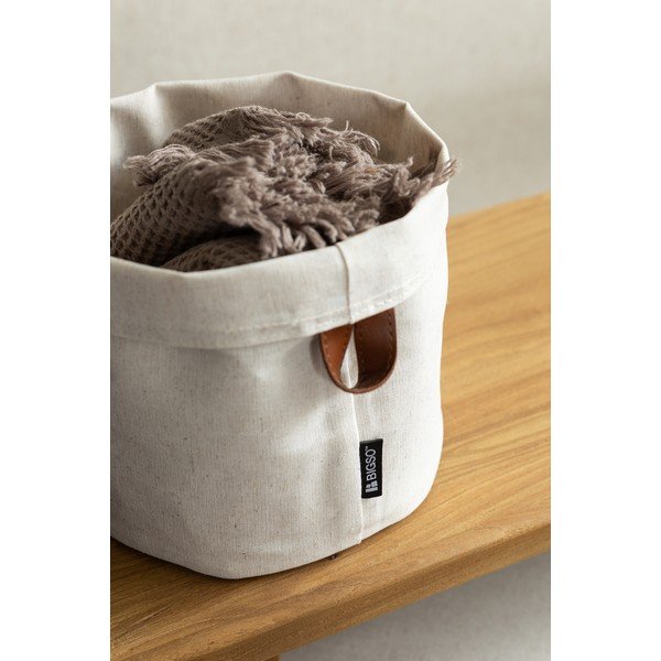 Látkový košík ø 20x20 cm Soft Storage Round – Bigso-image-1