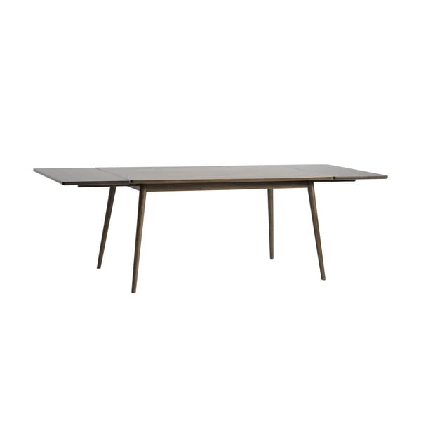 Hnedý rozkladací jedálenský stôl s doskou v dubovom dekore 150x90 cm Barrali – Unique Furniture-image-4