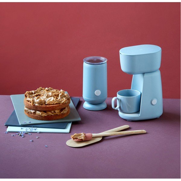 Svetlomodrý plastový kávovar na filtrovanú kávu 400 ml Foodie – RIG-TIG-image-1