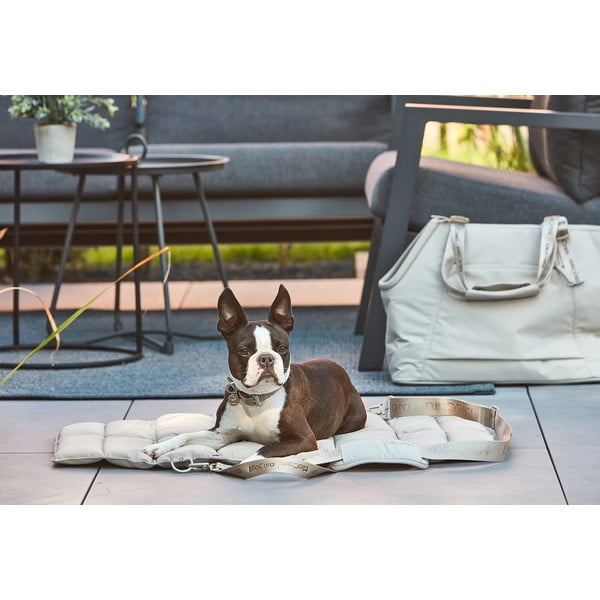 Tmavosivý cestovný pelech pre psa 70x100 cm Strada Asphalt M – MiaCara-image-1