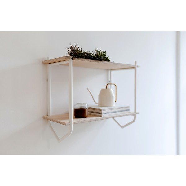 Nástenná polica s bielym rámom EMKO Dessus-image-1