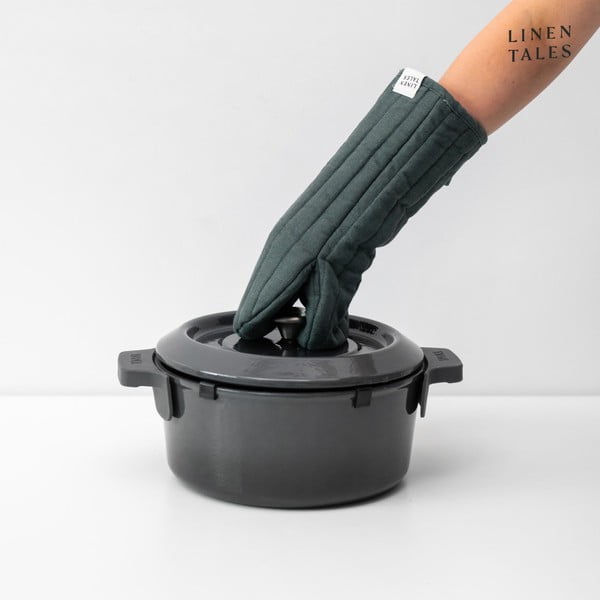Ľanová chňapka Forest Green – Linen Tales-image-1