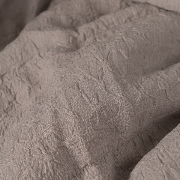 Taupe prešívaný pléd 240x260 cm – Ixia-image-2