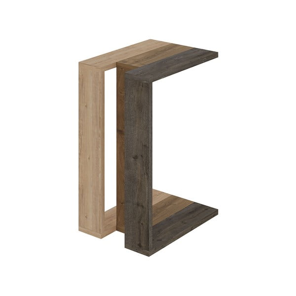 Odkladací stolík v dekore duba 40x30 cm Macha – Marckeric-image-3