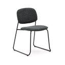 Tmavosivá kovová stohovateľná jedálenská stolička Meli – Kave Home