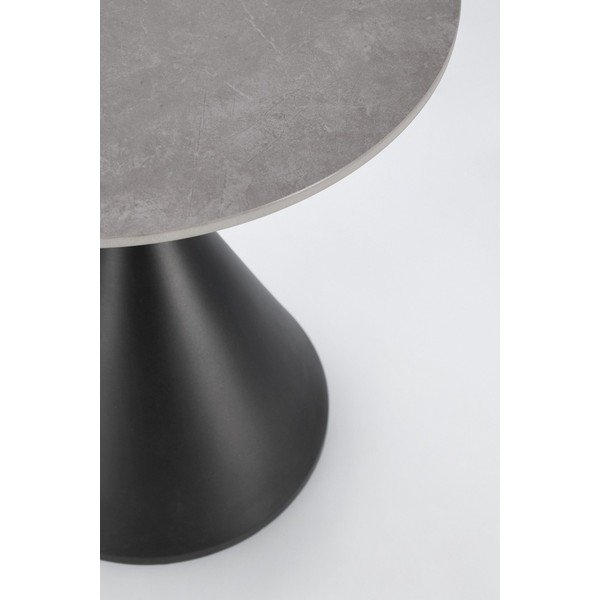 Okrúhly odkladací stolík s doskou v dekore mramoru ø 50 cm Joona – Bizzotto-image-3