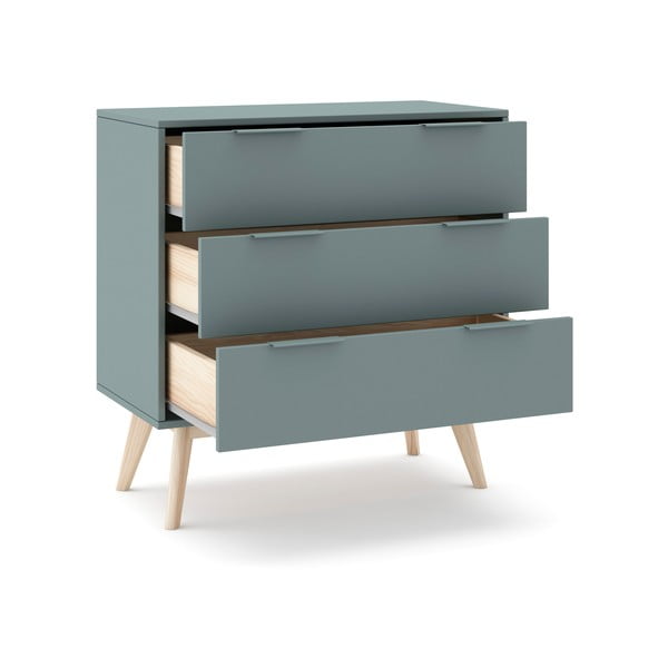 Komoda sivozelená 80x83x40 cm Pisco – Marckeric-image-4