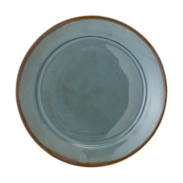 Zelený kameninový tanier Bloomingville Pixie, ø 28 cm