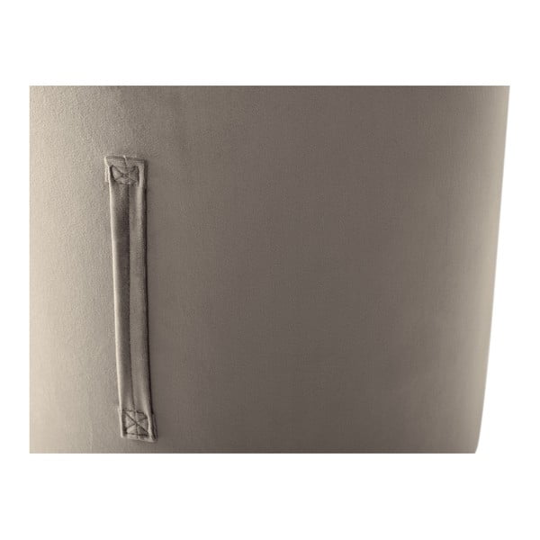 Béžový puf Mazzini Sofas Fiore, ⌀ 40 cm-image-3