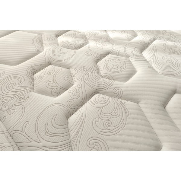 Tvrdý/stredne tvrdý pružinový obojstranný termoregulačný matrac 180x200 cm Hexaflex Bagged Springs Gel – Moonia-image-4