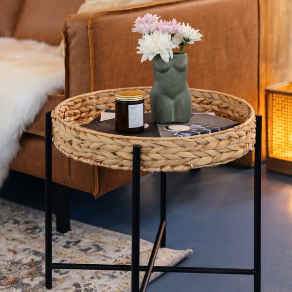 Okrúhly odkladací stolík ø 50 cm Naro – House Nordic-image-1