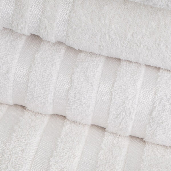 Biely froté bavlnený uterák 30x50 cm Simple – Casa Selección-image-1