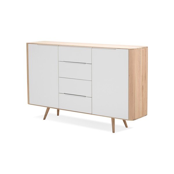 Komoda z dubového dreva Gazzda Ena Two, 180 × 42 × 110 cm-image-2