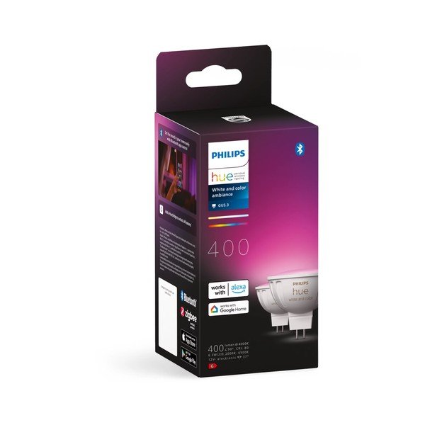Žiarovky v súprave 2 ks GU 5,3, 6 W White and color ambiance – Philips Hue-image-2