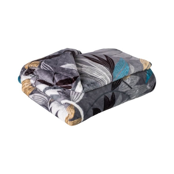 Televízna deka z mikroplyšu 200x150 cm Silver Leafs - My House-image-1