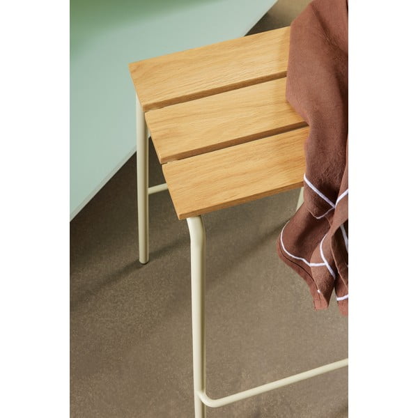 Béžové/v prírodnej farbe barové stoličky v súprave 2 ks (výška sedadla 76 cm) Stilt – Hübsch-image-2