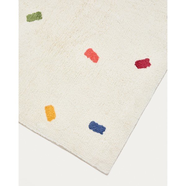 Krémový bavlnený detský koberec 90x150 cm Epifania – Kave Home-image-4