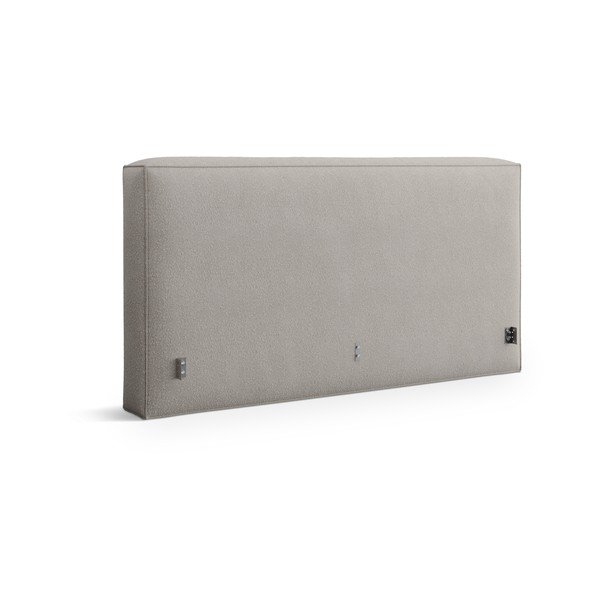 Svetlosivé čalúnené čelo postele 249x100 cm Olivia – Micadoni 