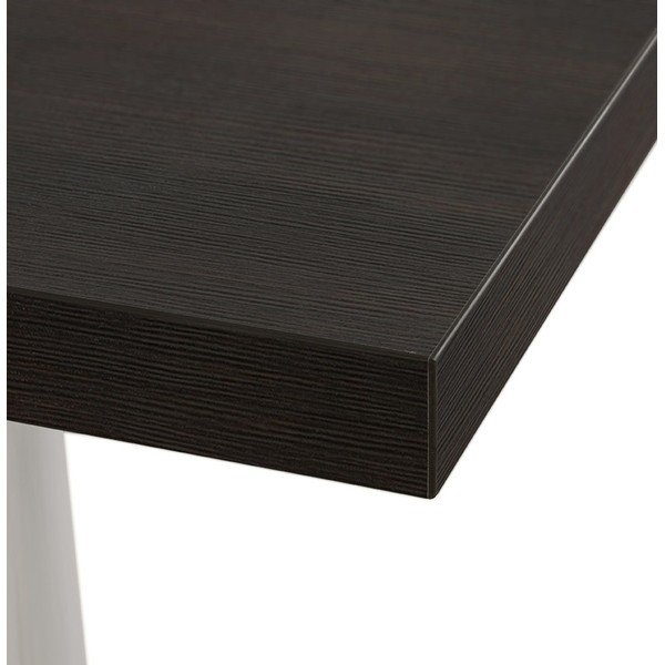 Čierny barový stôl s bielymi nohami Kokoon Tikafe, výška 105 cm-image-1