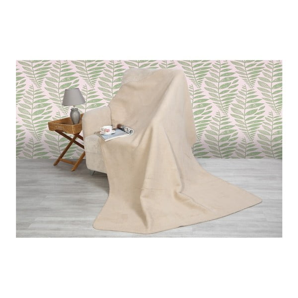 Bavlnená deka Santas Smooth Bej, 200 × 150 cm