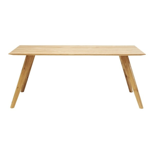 Jedálenský stôl z dubového dreva Kare Design Modern, 180 × 90 cm