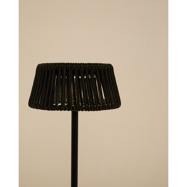 LED stolové/prenosné solárne vonkajšie svietidlo ø 11 cm Aldet – Kave Home-image-3