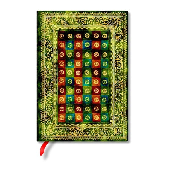 Zápisník s tvrdou väzbou  Paperblanks Verde, 13 x 18 cm