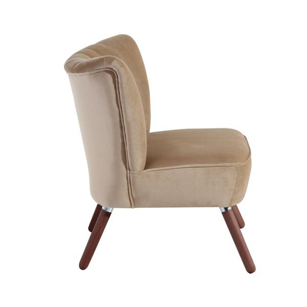 Béžové kreslo Max Winzer Alessandro Velour-image-1
