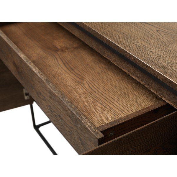 Komoda s detailmi v dubovom dekore Unique Furniture Rivoli-image-4