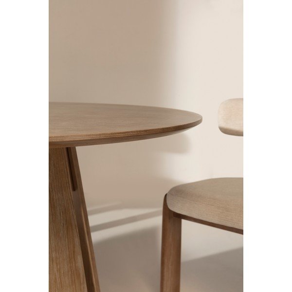 Okrúhly jedálenský stôl v dekore duba ø 120 cm Zuri – MOME-image-3