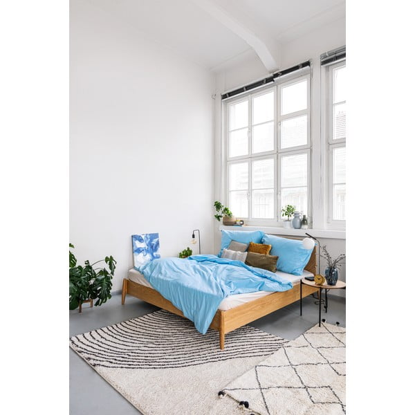 Blankytné modré bavlnené obliečky na dvojlôžko Bonami Selection, 200 x 220 cm-image-4