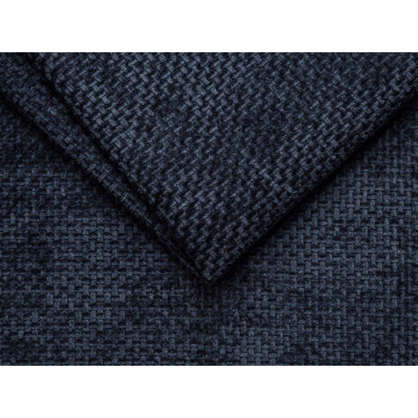 Tmavomodrá čalúnená jednolôžková posteľ bez čela 90x200 cm Whale – Micadoni -image-3