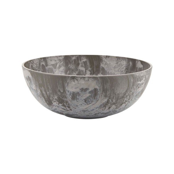 Sivá miska Bahne & CO Artstone, 19 cm