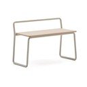 Béžová/v prírodnej farbe lavica Tinn – Kave Home