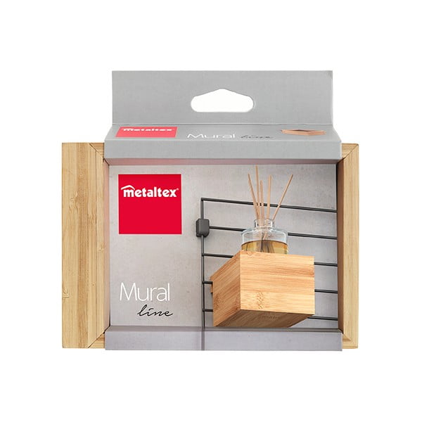 Bambusový komponent - úložný box v prírodnej farbe 10x15 cm Mural – Metaltex-image-2
