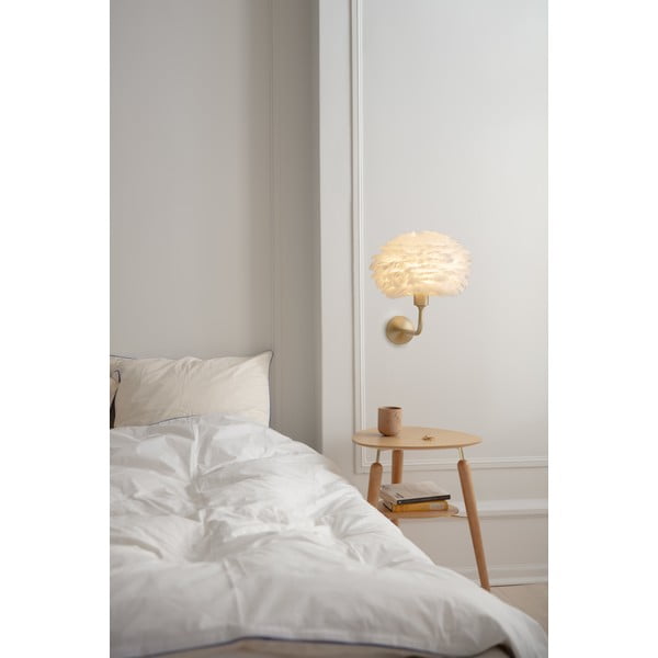 Kovové nástenné svietidlo bez tienidla v mosadznej farbe Santé – UMAGE-image-1