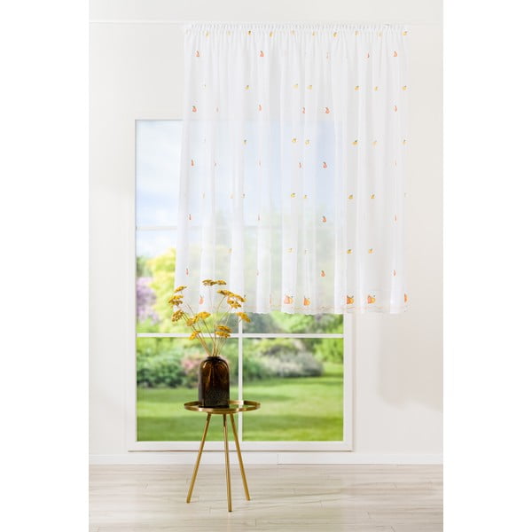 Biela záclona 300x160 cm Lorrie – Mendola Fabrics