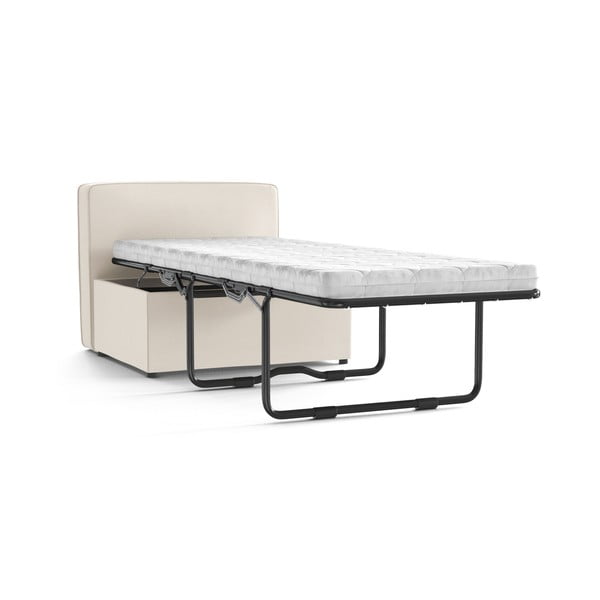 Krémovobiela polstrovaná rozkladacia lavica My Pop Design Brady, 80 cm-image-3