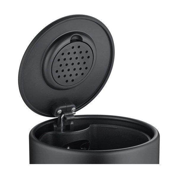 Matne čierny pedálový oceľový odpadkový kôš 3 l Modo – Blomus-image-2