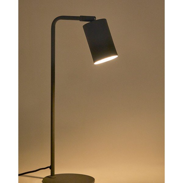 Čierna kovová stolová lampa (výška  49 cm) Manie – Kave Home-image-3
