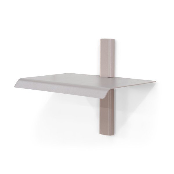 Taupe kovová polica 28 cm Hola – Spinder Design-image-3
