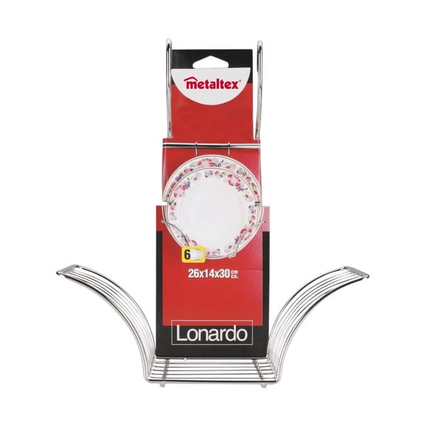 Závesný držiak na pokrievky z pochrómovanej ocele Lonardo – Metaltex-image-2