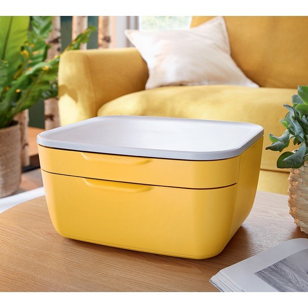 Žltá zásuvková škatuľa Leitz Cosy-image-3