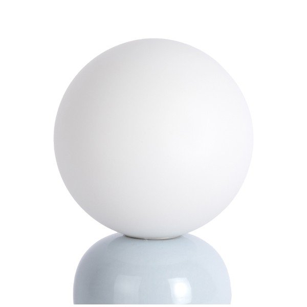 Vínovočervená/svetlomodrá keramická stolová lampa (výška  26 cm) Firenze Pellet – Leitmotiv-image-2