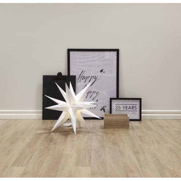 Biela vonkajšia svetelná dekorácia s vianočným motívom Alice – Star Trading-image-4