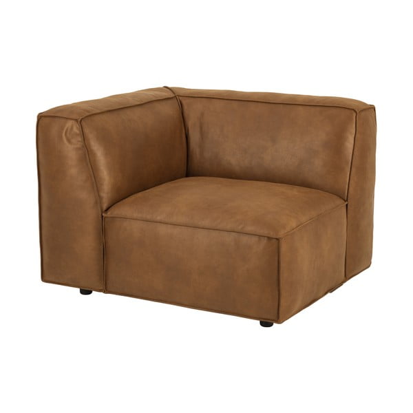 Koňakovohnedý modul pohovky (ľavý roh) Fairfield Kentucky – Bonami Selection-image-3