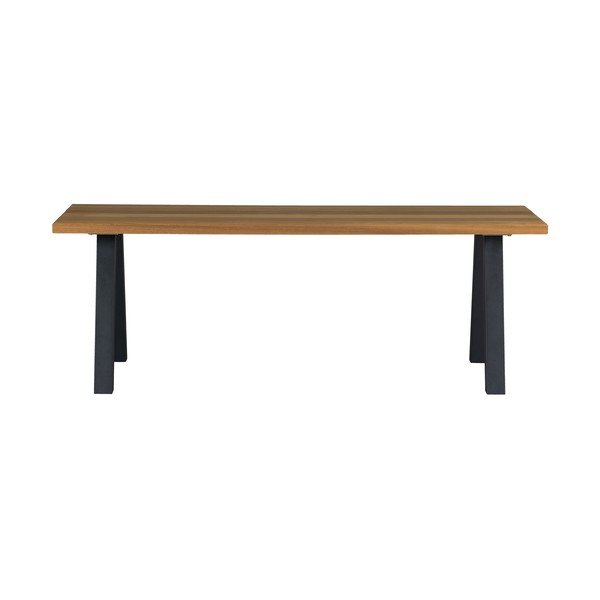 Záhradný jedálenský stôl z masívneho dreva 81x210 cm Tablo – WOOOD-image-2