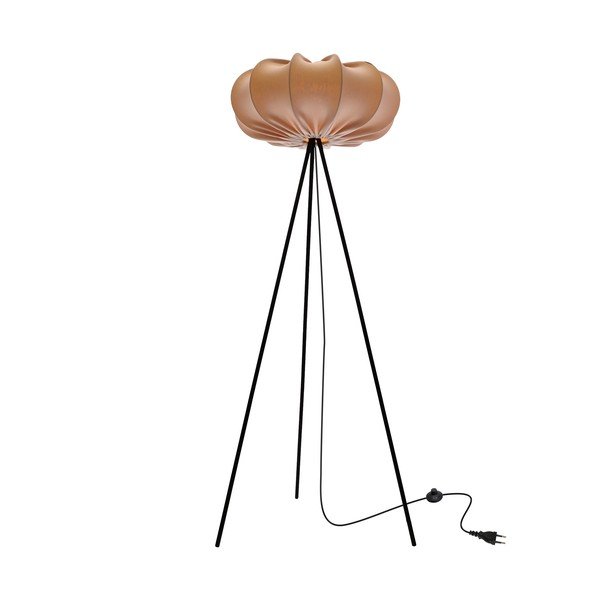 Béžová stojacia lampa s textilným tienidlom (výška 147 cm) Cafee – Candellux Lighting-image-2