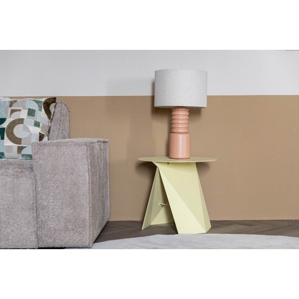 Kovový okrúhly odkladací stolík 45x46 cm Foldy – Zuiver-image-4